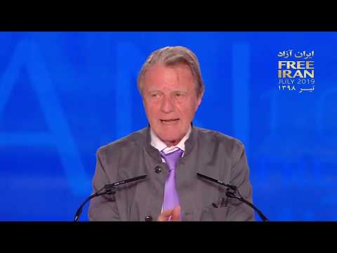 MEK Free Iran rally in Albania - Dr. Bernard Kouchner  speech in annual rally of Iranian opposition