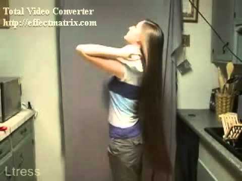 Tia Long Hair Before Trim Part 2 Youtube