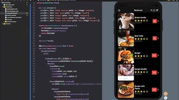 SwiftUI Simple Restaurant App + NavigationLink