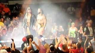 Aces & Eights members attack the champs before their match