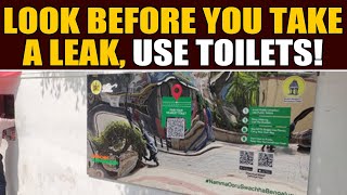 BBMP discourages people from urinating in public by this method| OneIndia News