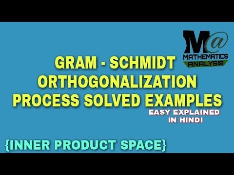 Gram Schmidt Orthogonalization