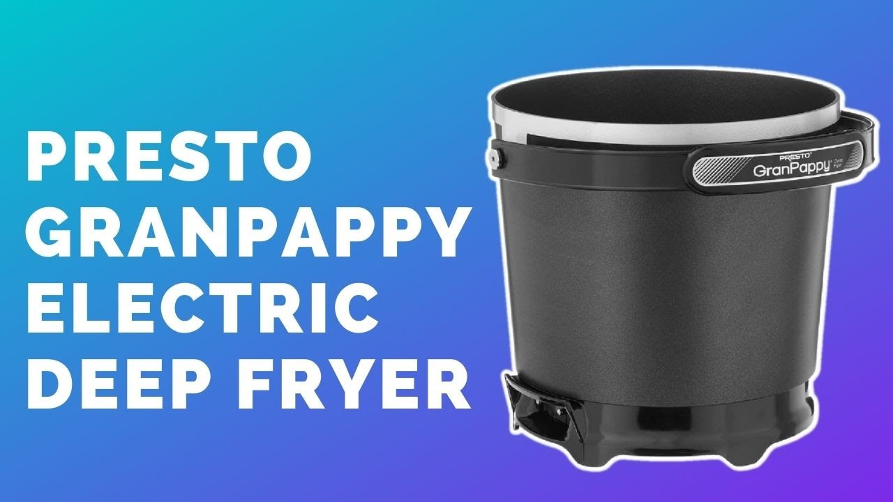 Presto 5411 GranPappy Electric Deep Fryer - Black