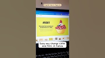 Easy Way Change Color and Font in Canva