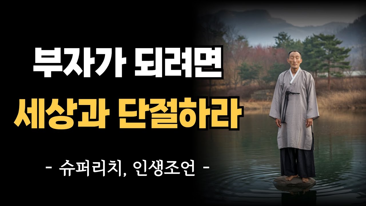 부자가 되려면 세상과 단절하라| 1000억 자산가의 마지막 조언 | 인간관계 | 인생 지혜 | 철학 | 오디오북