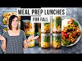 4 FALL Meal Prep Lunch Recipes | Chicken * Vegetarian