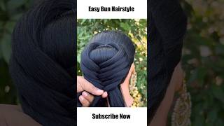 Easy Bun Hairstyle For Wedding &amp; Party | #bunhairstyle #hairstyle