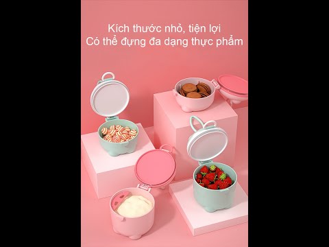 Hộp đựng sữa bột, đựng thức ăn cho bé