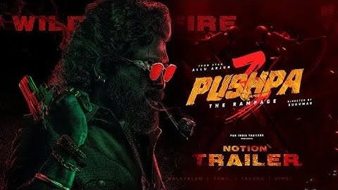 Pushpa 3 - The Rampage | Official Trailer | Allu Arjun | Rashmika Mandanna | Vijay Devarakonda |