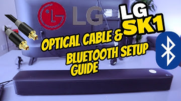 LG SK1 2.0-kanaals compacte soundbar-installatie voor LG TV | Beoordeling van optische kabel en B...