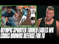Eagles Olympic Sprinter BURNS Browns Defense For TD, New Fastest NFL Player? | Pat McAfee Reacts