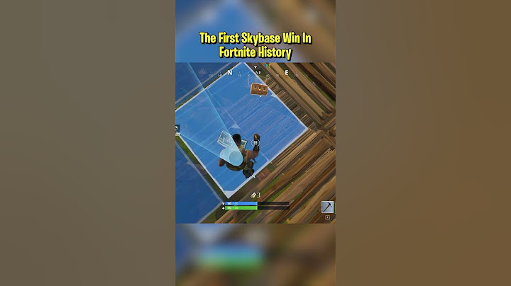 The First Skybase Win In Fortnite History 🤯