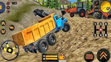 Backhoe Loader JCB Simulator Gameplay - Indian Vehicles JCB Truck Driving - Android Gameplay