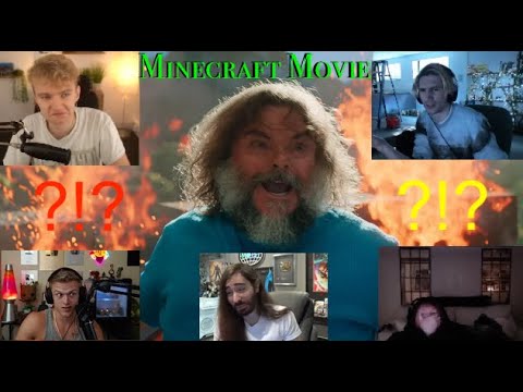 Streamers React To Minecraft Movie Trailer