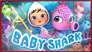 NEW Baby Shark Dance | 🍌 Banana Cartoon 3D Nursery Rhymes Baby &amp; Kids Songs 🍌