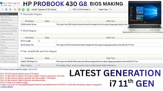  HP 430 G8 BIOS MAKING | CSE REGEION ERROR FIX |