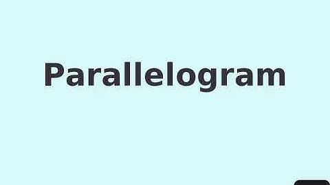 How to Pronounce Parallelogram Correctly? (American English/ US)