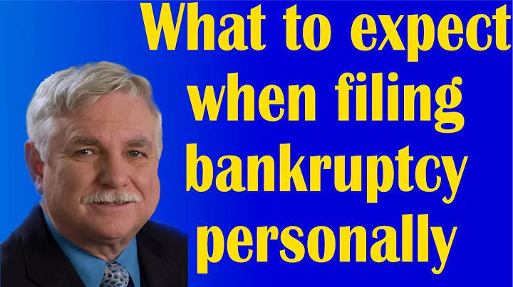 What to expect when filing bankruptcy personally