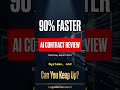 The AI Tool That Reviews Contracts 90% Faster Than Any Lawyer #shorts #LegalAI