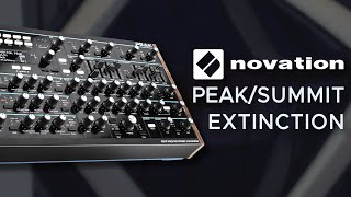 Novation Peak Presets for Ambient, Techno and Electronica : Extinction Sound Pack Demo (no talking)