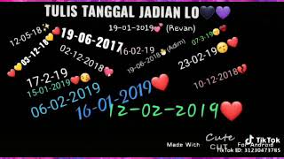 Tanggal jadian kamu