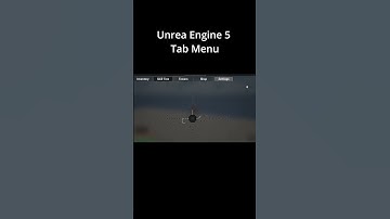 Unreal Engine 5 Tab Menu System in Action