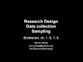 Research Design