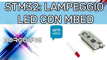 STM32 Nucleo f303k8: come far lampeggiare un led con mbed