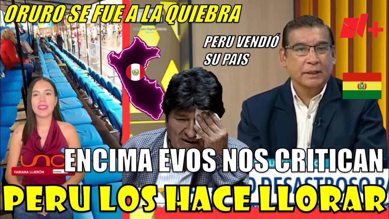 PRENSA BOLIVIANA FURIOSA  CRITICA A PERU- FUIMOS SUPERADOS EN TODO HASTA EN POLITICA