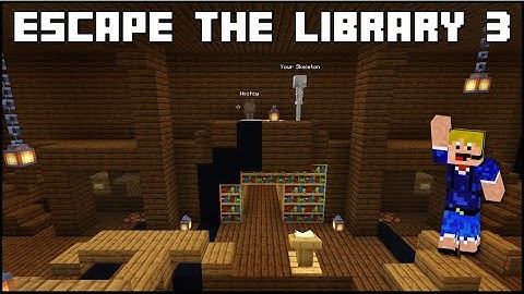 Minecraft - Puzzle Map - Escape The Library - Part 3