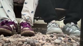 Foot Ignore Foot Play Well Worn Nikes Trainers Used Tease Smelly Trashed Messy Spit Toes