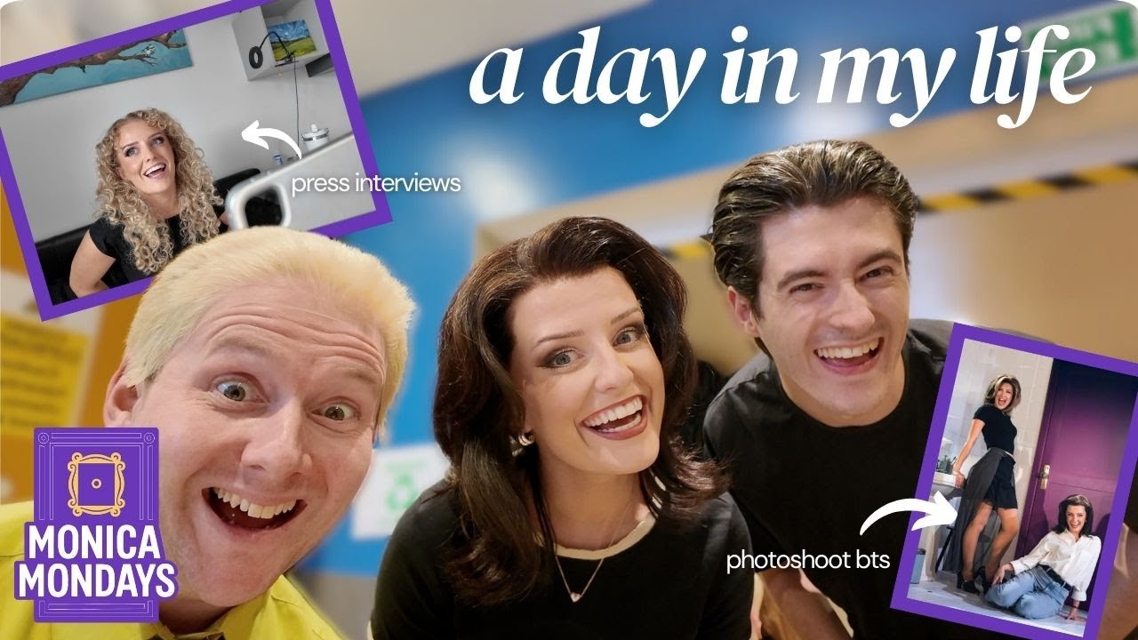 A DAY IN THE LIFE OF A MUSICAL THEATRE ACTOR 🎭| press interviews, photoshoot, show vlog!