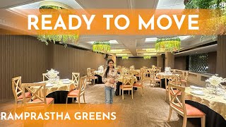 Ready to Move in | 3, 4 BHK | Ghaziabad Property | Ramprastha Greens Pearl Club Residency