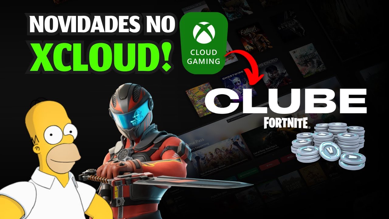 CHEGOU!! CLUBE FORTNITE no XCLOUD com GAME PASS e mais NOVIDADES!!