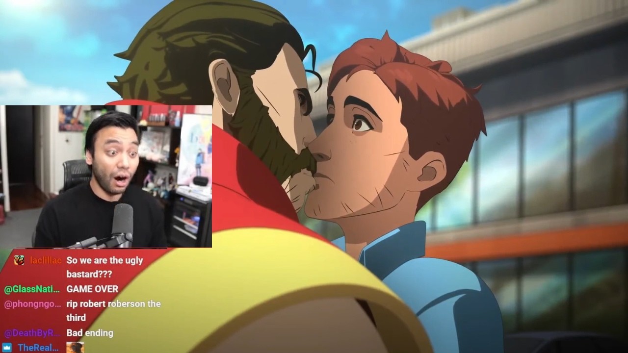 Gigguk's Reaction To Phenomaman Kissing Robert | Dispatch