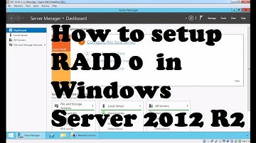 How to Configure RAID 0 (Striped Volume) Windows Server 2012 R2