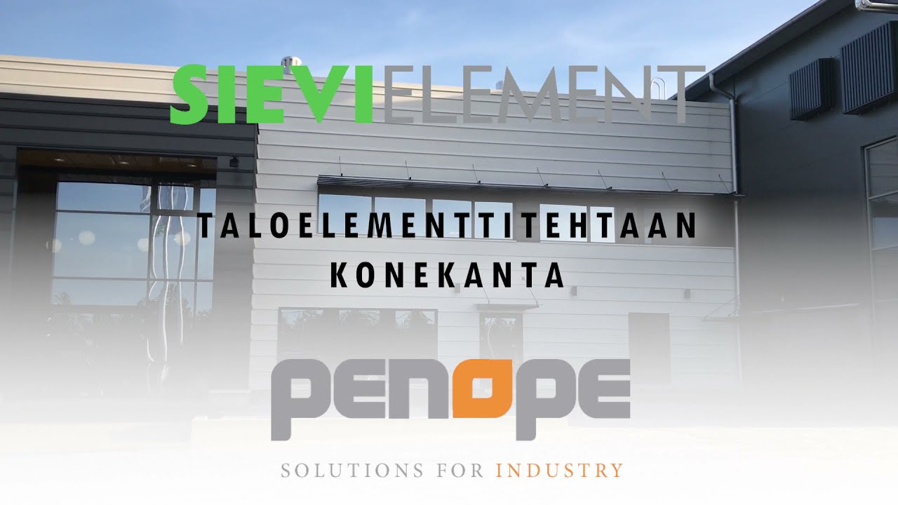 Sievi Element Oy – Taloelementtitehtaan konekanta