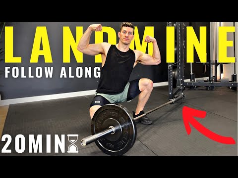 20 MINUTE FULL BODY LANDMINE WORKOUT