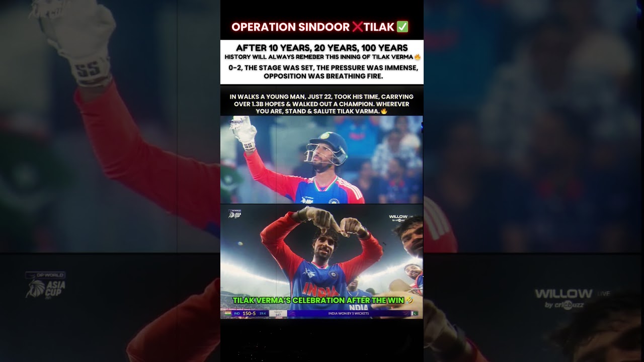 Operation SIndoor ❌ Operation Tilak ✅