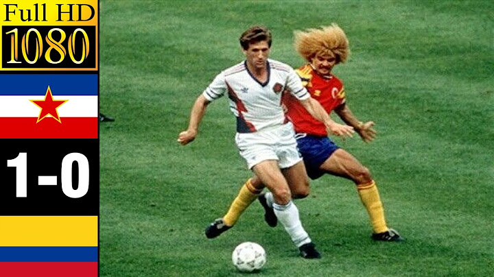 Yugoslavia 1-0 Colombia World Cup 1990 | Full highlight | 1080p HD