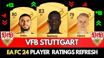 EA FC 24 | VFB STUTTGART WINTER RATINGS UPGRADES & DOWNGRADES! 😱🔥ft. Guirassy , Undav , Silas . thumbnail