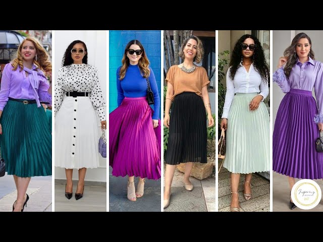 25 Stylish Pleated Skirt Outfits in 2024 Every Woman Should Try - Petite  Dressing