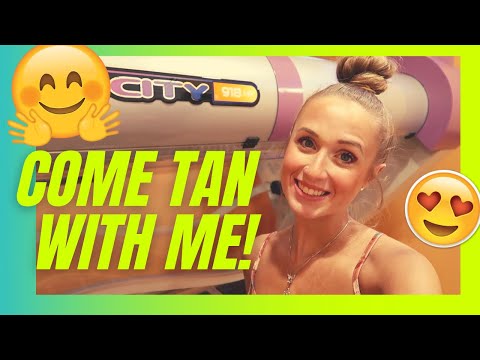 TANNING BED VLOG (COME TAN WITH ME!)