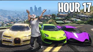 I Spent 48 Hours Stealing MILLIONAIRE Supercars in GTA