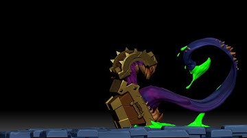 Monster chest ZBrush Movie