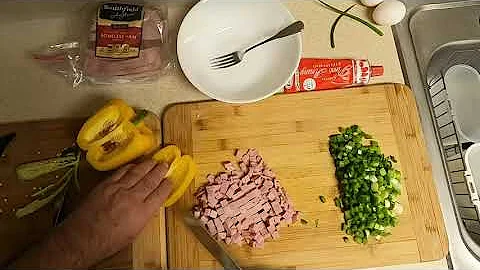 Ham and Eggs and Cheese sandwich/Sonks tojsos sajt...