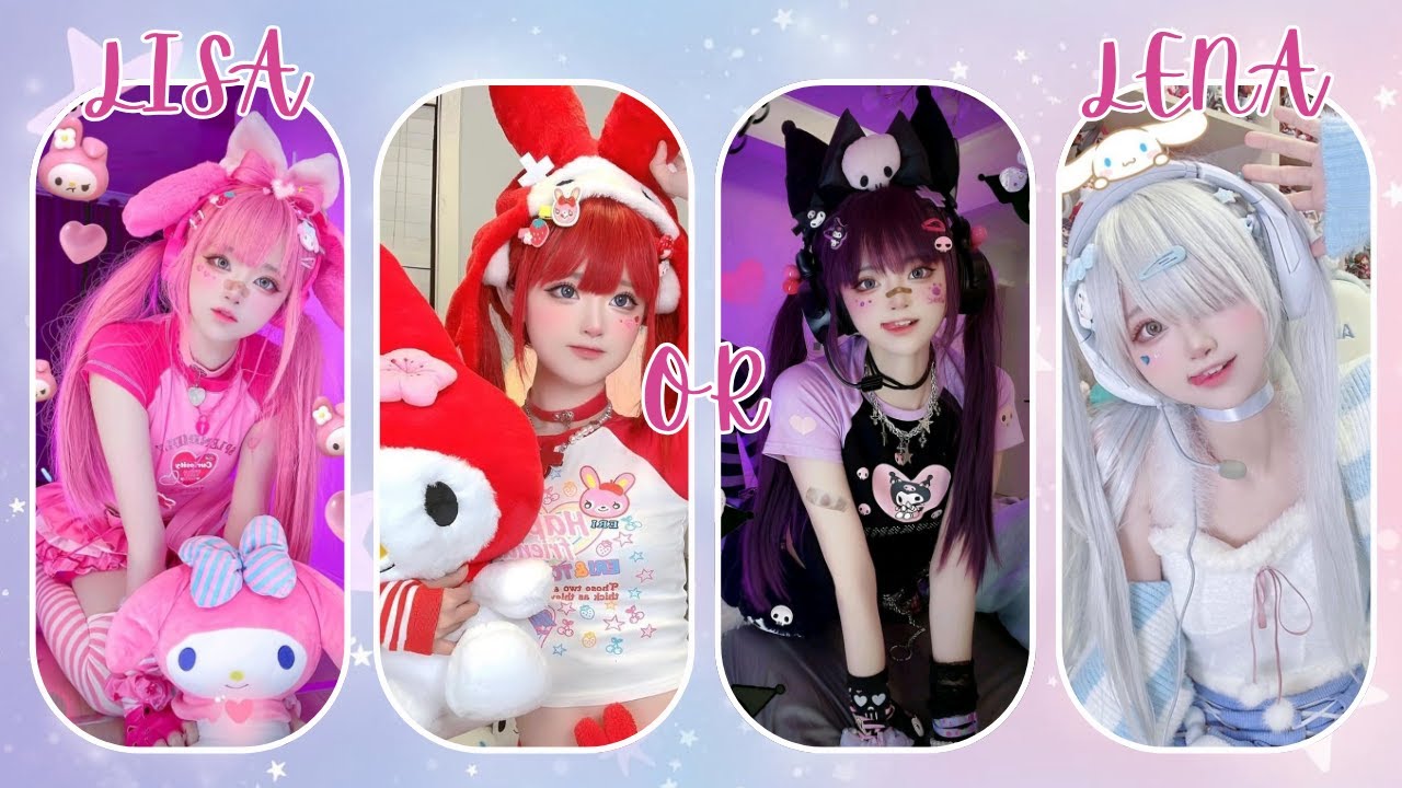 LISA or LENA Sanrio Edition #lisa #lena #lisaandlena #sanrio #kuromi #trending