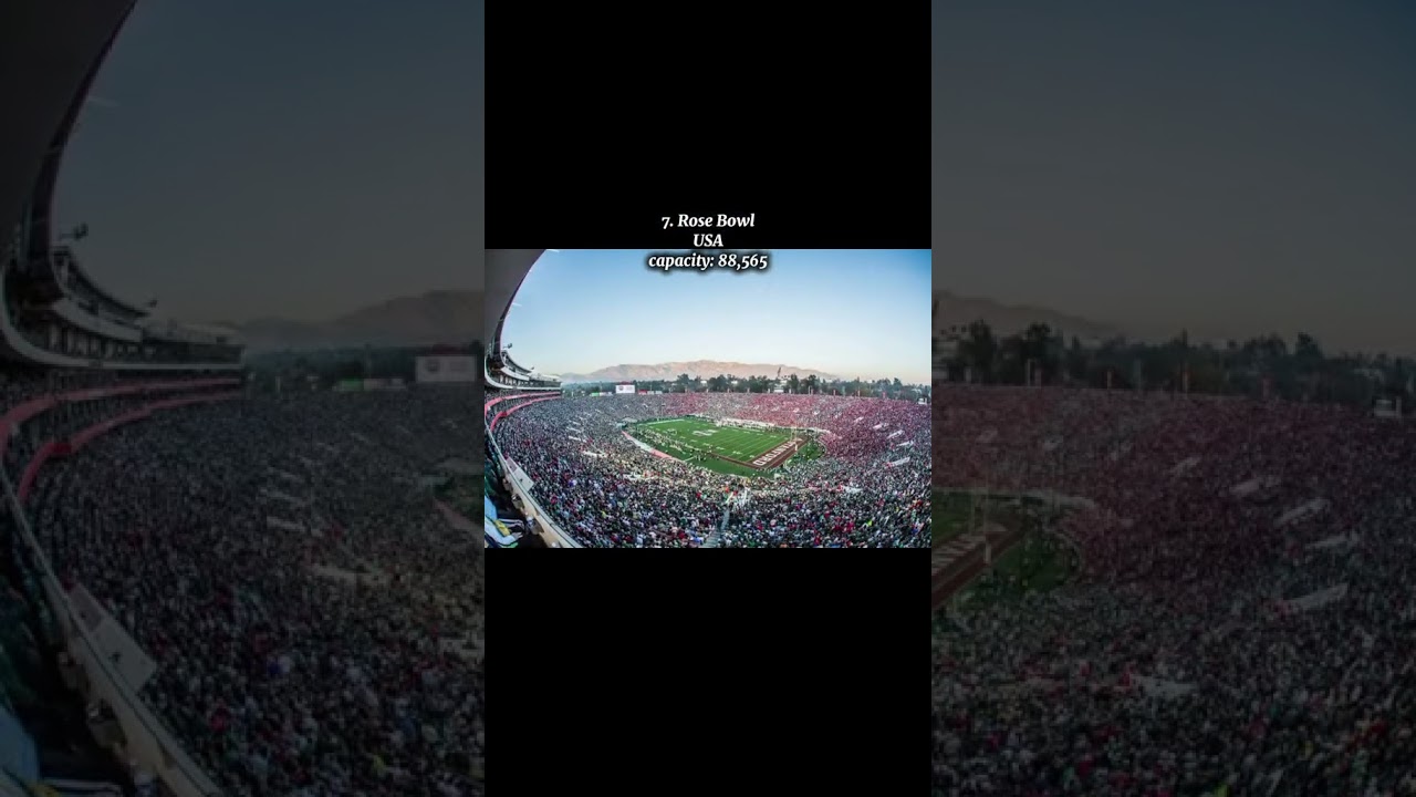 Top ten biggest football stadiums 