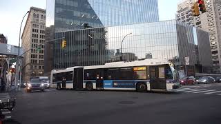 NYC Bus: Ft.George bound LFS Artic Gen-3 5903 M101 LTD at Astor Pl/3 Av