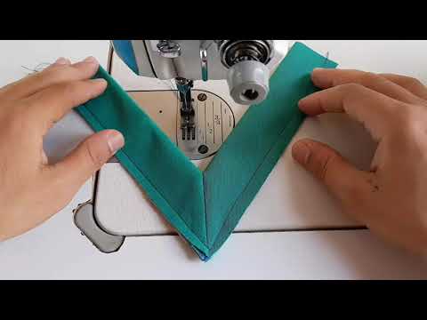 Sewing neck v in5 minutes|DIY  Sewing Tips |V-neck sewing technique/V-neck sewing is very simple